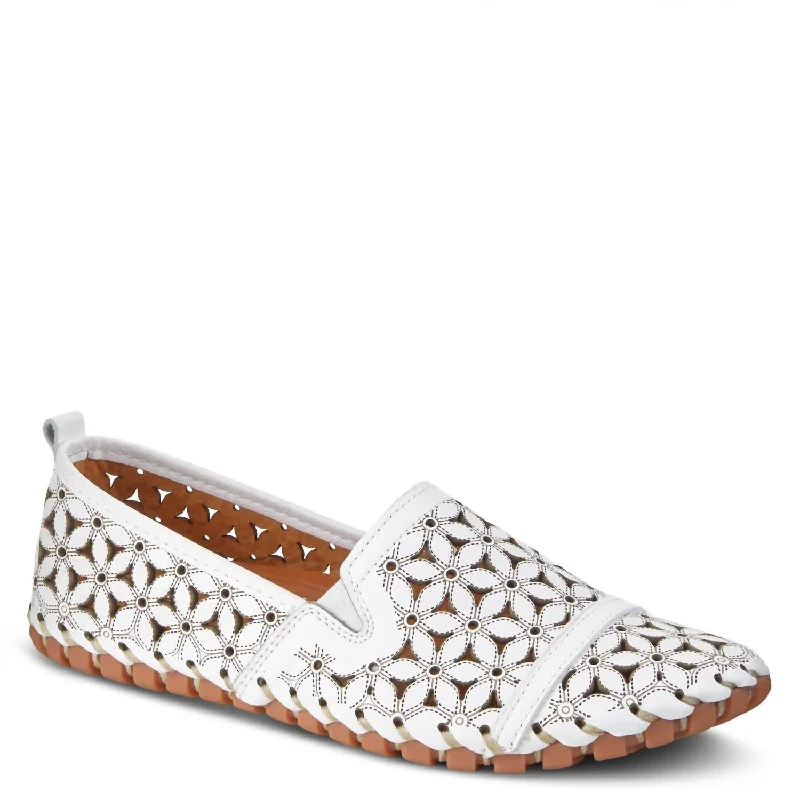 Flowerflow Shoe In White