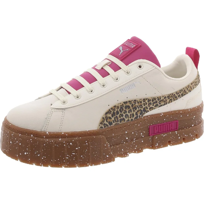 Puma Womens Animal Print Cushioned Footbed Casual And Fashion Sneakers