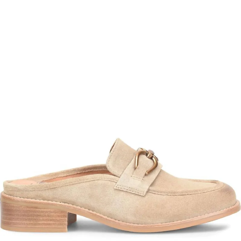 Rosalia Slip On Loafer In Dune Tan