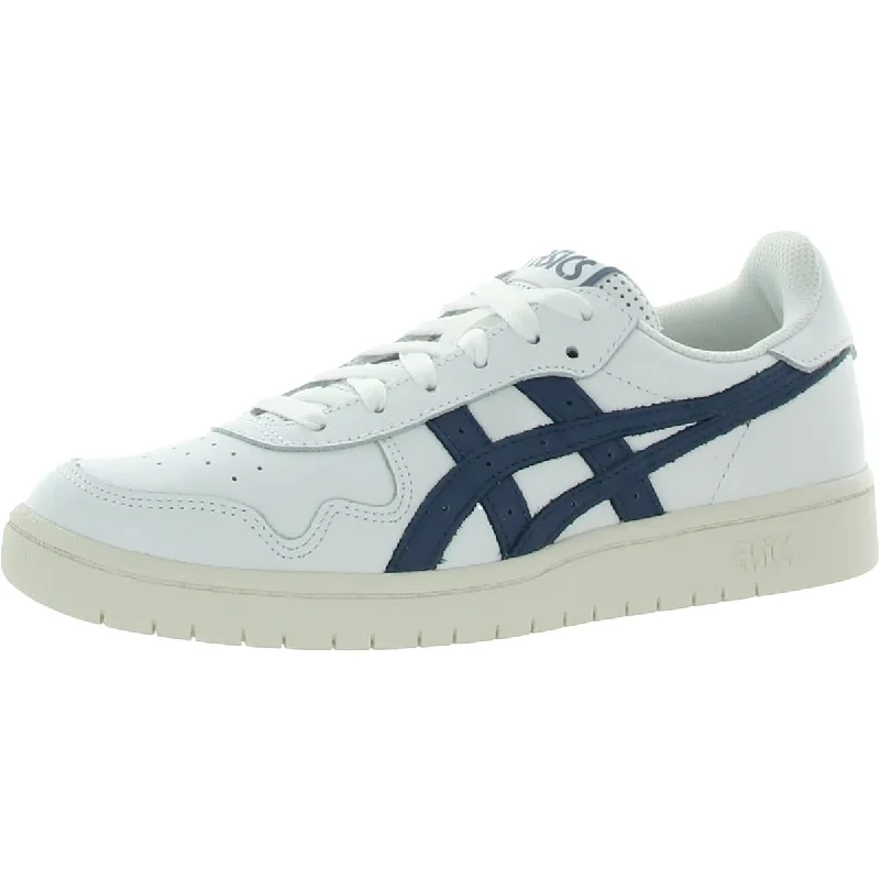 Asics Womens Japan S Faux Leather Flat Casual and Fashion Sneakers