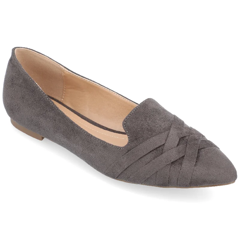 Journee Collection Women's Wide Width Mindee Flat