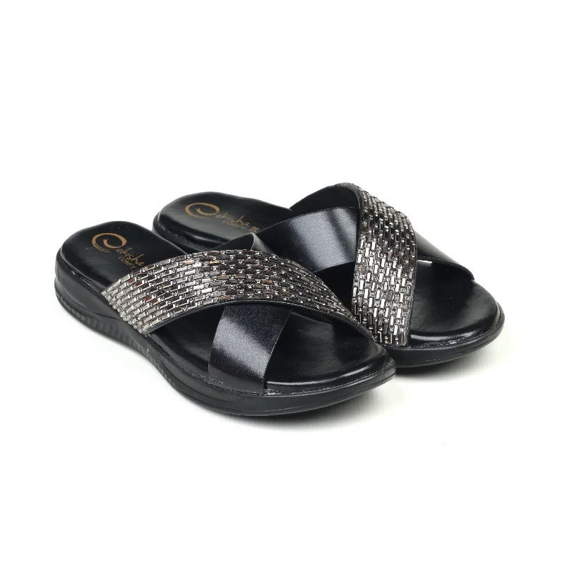 Women's Cross-Strap Slippers