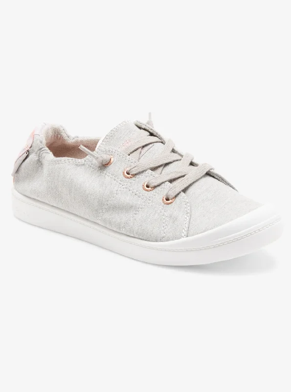 Bayshore Plus Shoes - Heather Grey/White