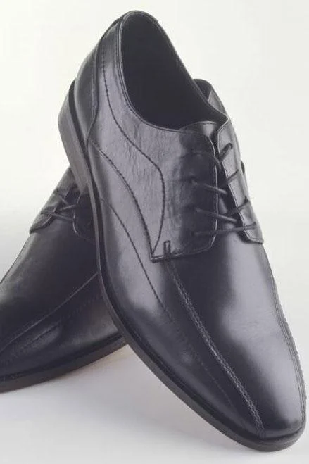 "Regent" Black Frederico Leone Tuxedo Shoes