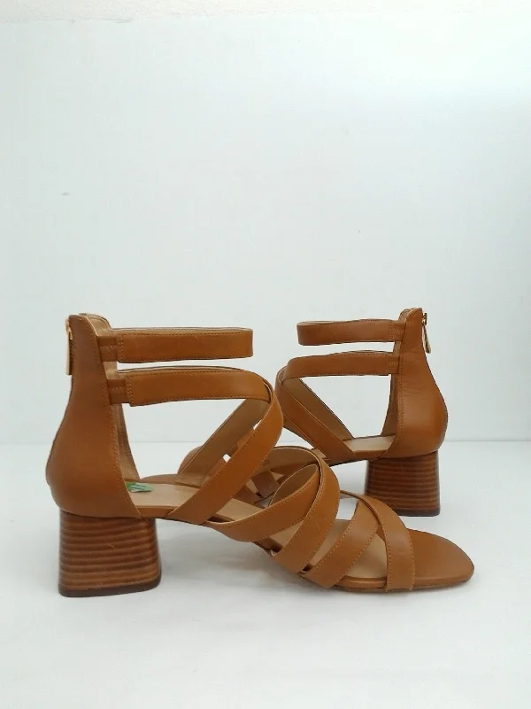 Michal Kors Women's Brown Leather Sandal Size 11 M