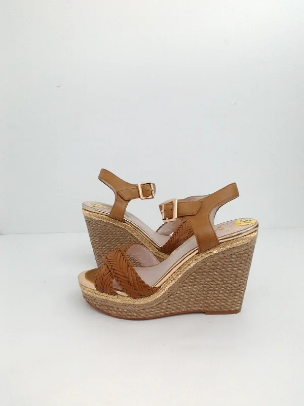 Vince Camuto Women's Tadeta 2 Brown Espadrille Wedge Sandal Size 5.5